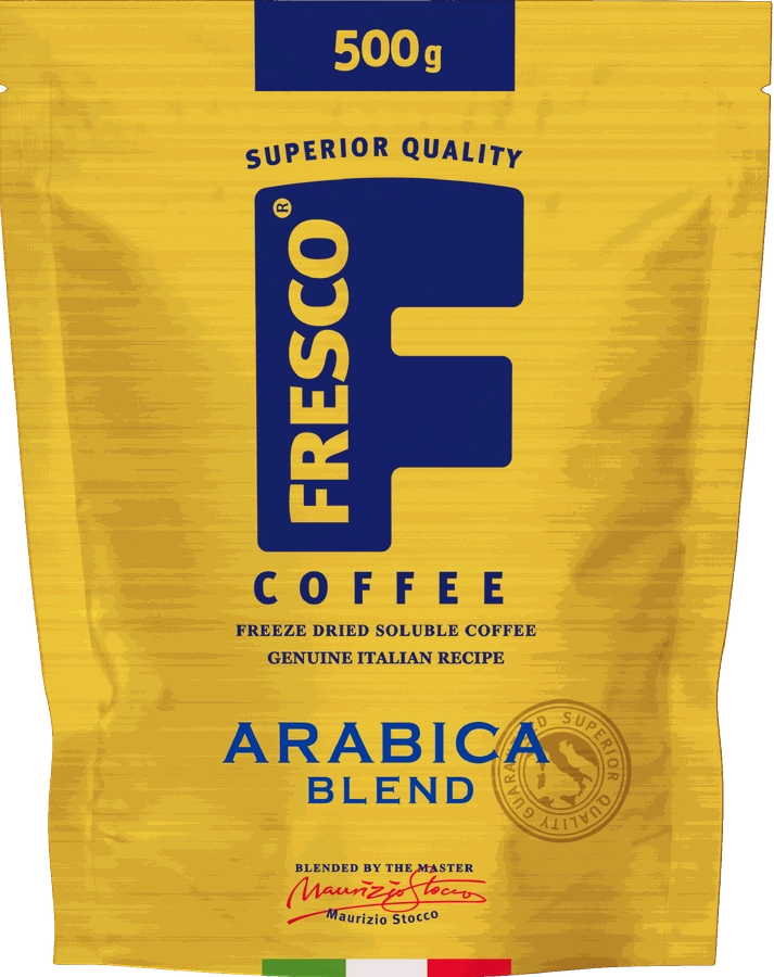 Кофе растворимый FRESCO Arabica Blend натуральный сублимированный, 500г