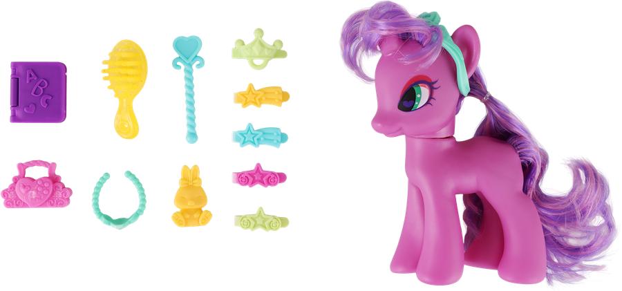 Набор игровой LOLA FUN Пони 14см, с аксессуарами, 13 предметов, Арт. 63811 C-D, превью
