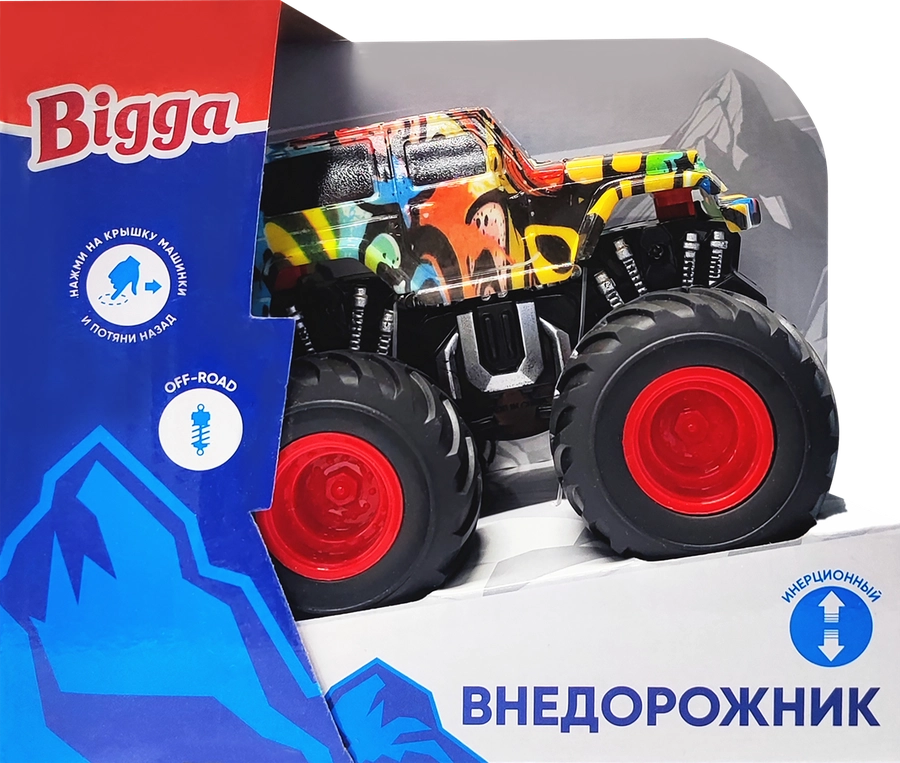 Игрушка инерционная BIGGA Внедорожник 12см, Арт. HL9217