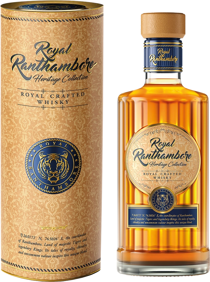 Виски ROYAL RANTHAMBORE купажированный 40%, 0.75л