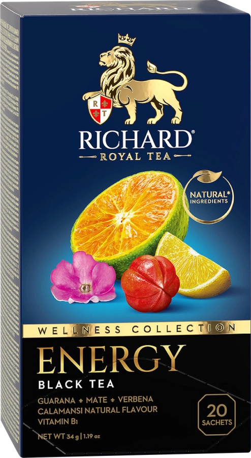 Чай черный RICHARD Energy Tea, 34г