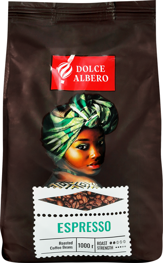 Кофе зерновой DOLCE ALBERO Espresso, 1кг
