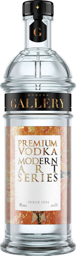 Водка GALLERY MODERN 40%, 0.5л