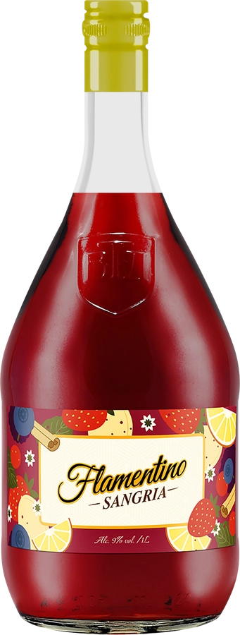 Продукция плодовая алкогольная SANGRIA FLAMENTINO полусладкая, 1л