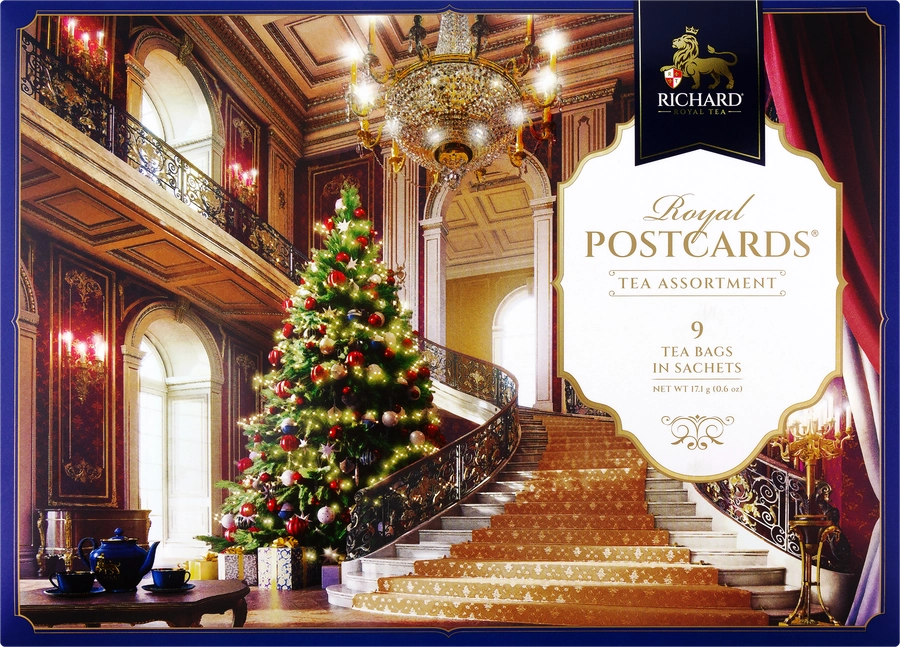 Чай черный RICHARD Royal Postcards Tea Assortment Зима ассорти, 17,1г