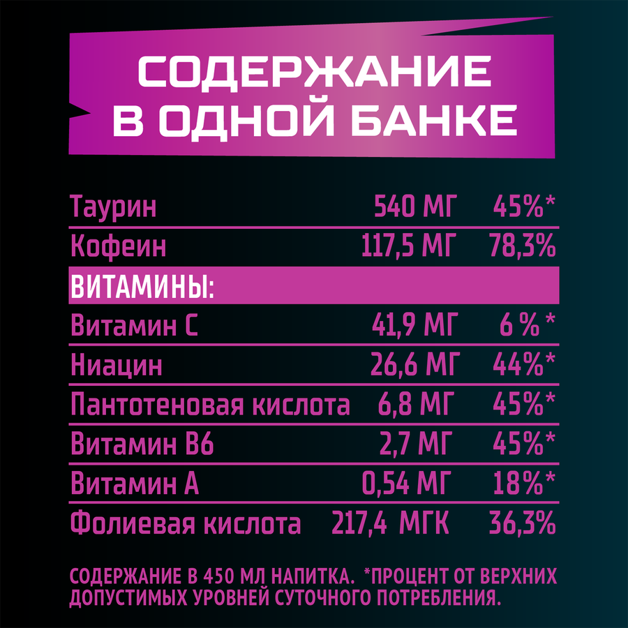 Напиток энергетический ФЛЭШ АП Баббл гам со вкусом банана и клубники тонизирующий газированный, 0.45л, предпросмотр