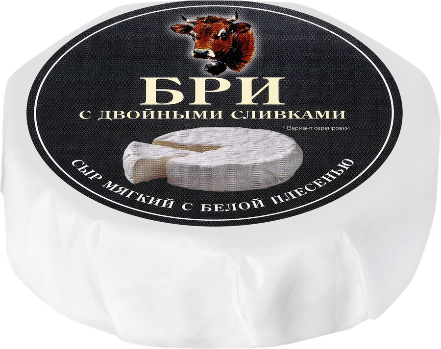 Сыр ГОРОДЕЦКАЯ СЫРОВАРНЯ Бри с двойными сливками 65%, без змж, 125г
