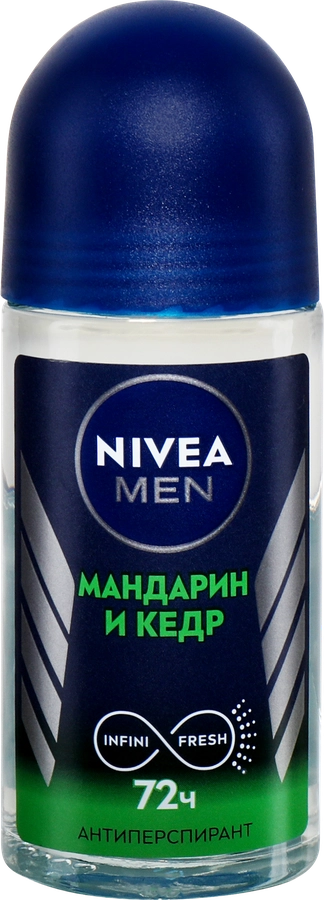 Дезодорант-антиперспирант роликовый NIVEA Men Мандарин и кедр, 50мл