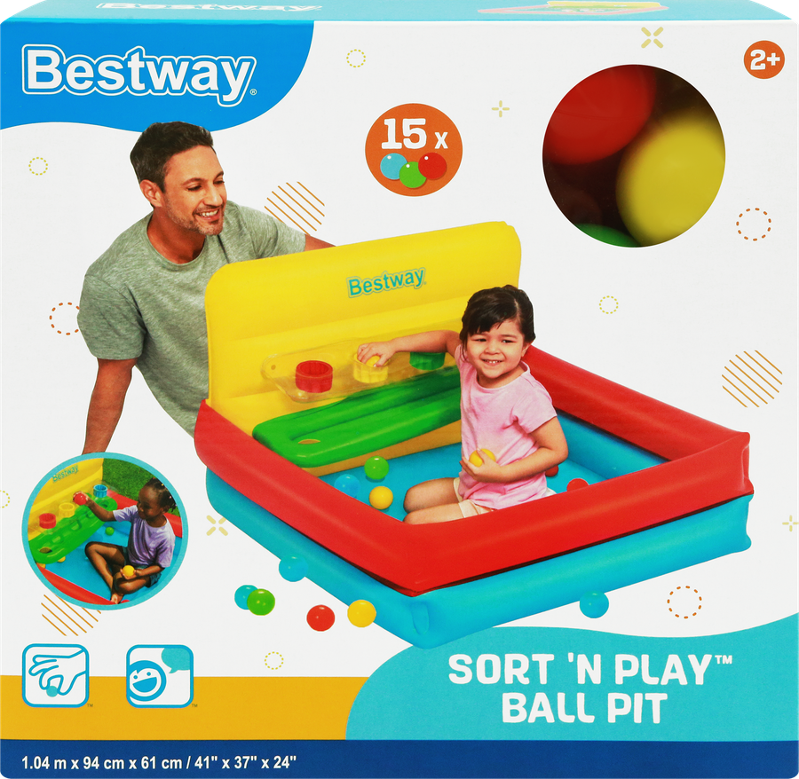 Бассейн игровой надувной BESTWAY 104x94x61см, Арт. 52546