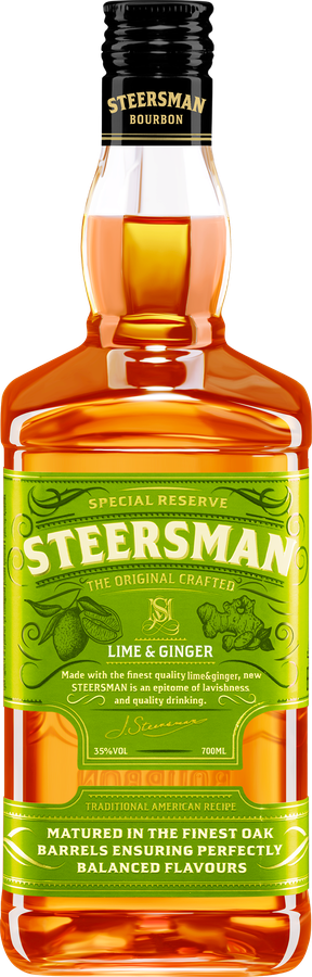 Коктейль STEERSMAN Lime & Ginger 35%, висковый напиток, 0.7л