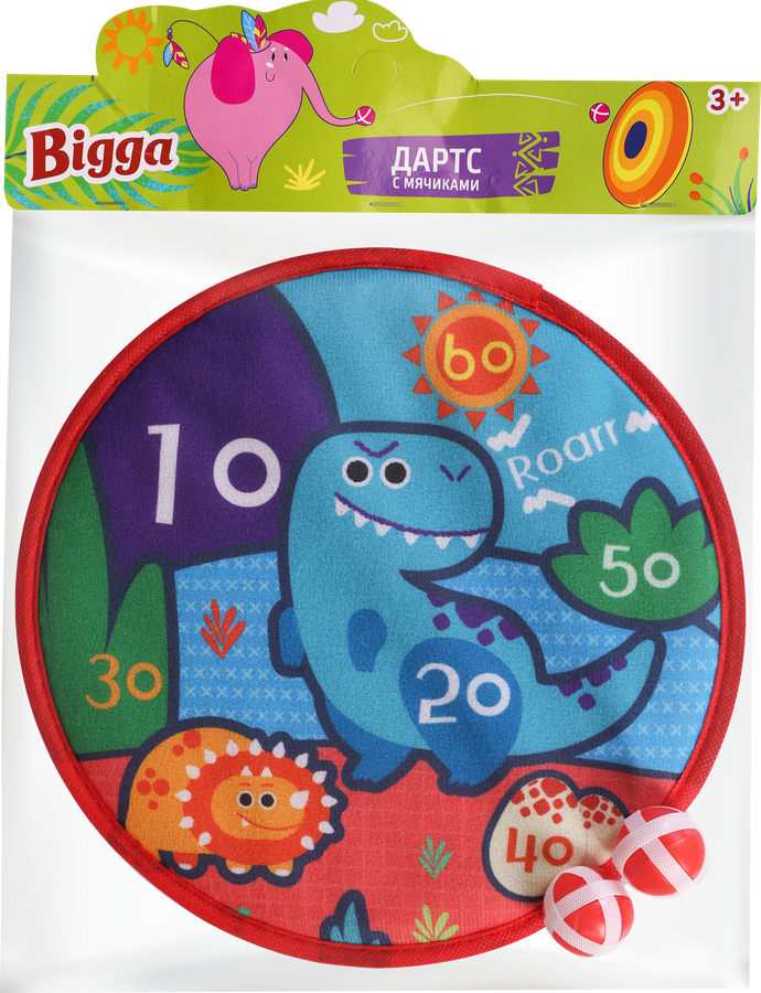 Набор игровой BIGGA Дартс с мячиками, 28см, Арт. B1546650