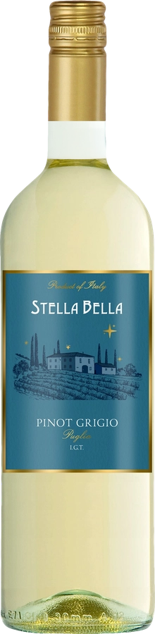 Вино STELLA BELLA Пино Гриджио белое сухое 0.75л