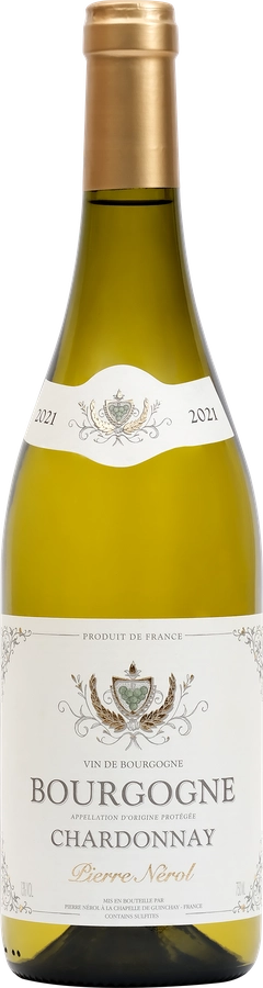 Вино BOURGOGNE CHARDONNAY PIERRE NEROL выдержанное сортовое белое сухое, 0.75л