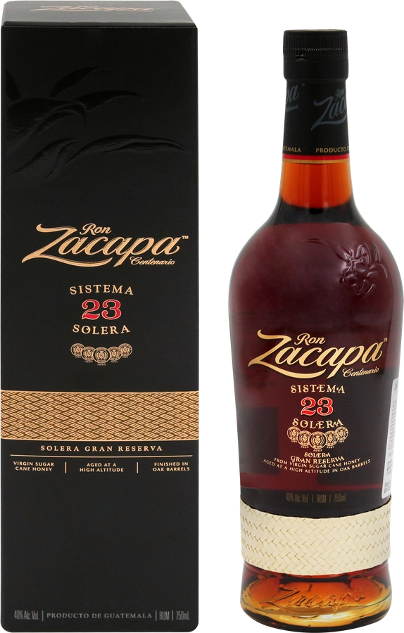 Ром ZACAPA Centenario Solera Gran Reserva 23 года 40%, п/у, 0.75л