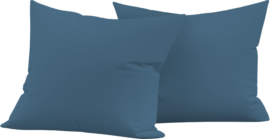 Набор наволочек HOMECLUB 50x70см синий, поплин, Арт. HCP/P5070/Д3, 2шт