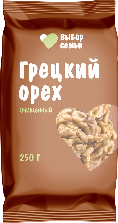 Орех грецкий ВЫБОР СЕМЬИ, 250г