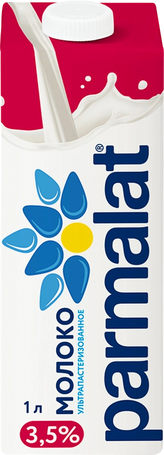 Молоко ультрапастеризованное PARMALAT Edge 3,5%, без змж, 1000мл