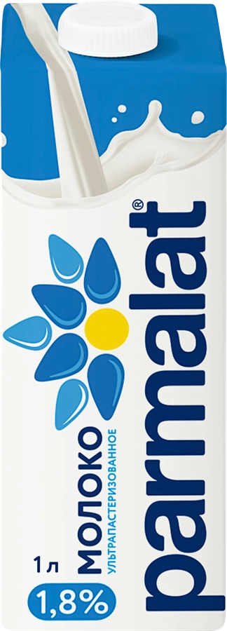 Молоко ультрапастеризованное PARMALAT Edge 1,8%, без змж, 1000мл