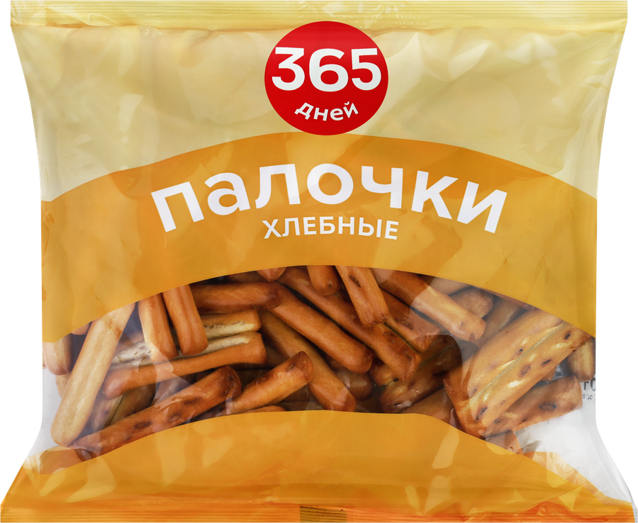 Палочки хлебные 365 ДНЕЙ простые, 150г