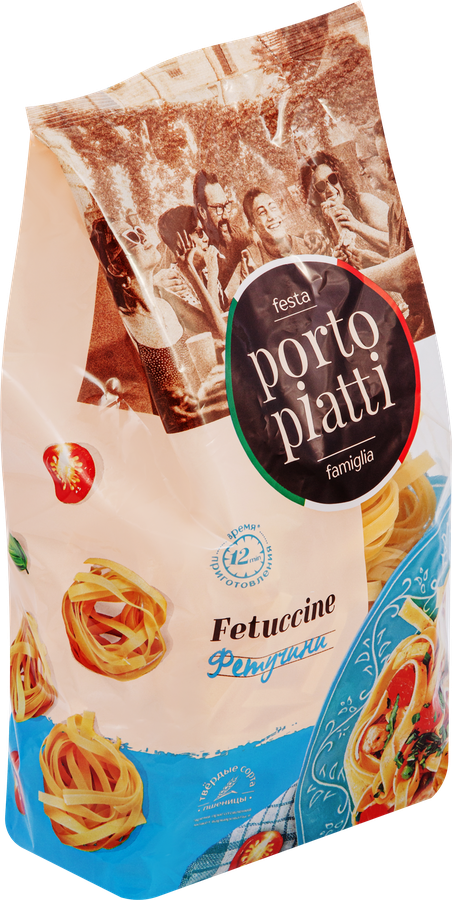 Макароны PORTO PIATTI Гнезда Папарделле, 400г, превью