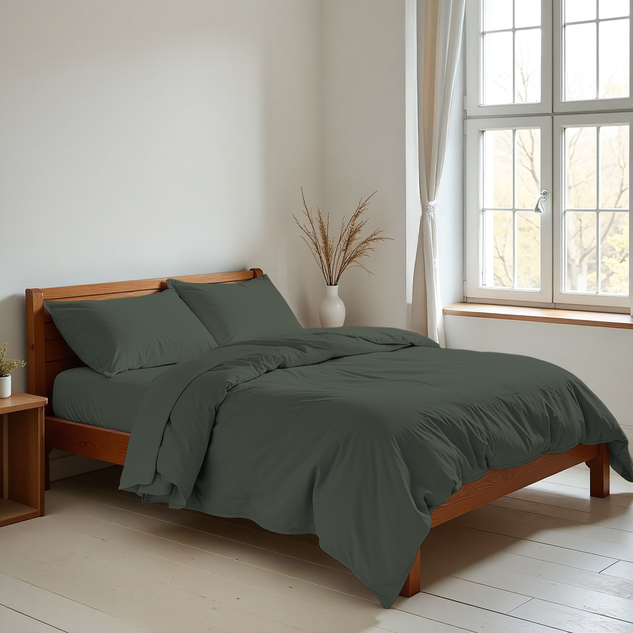 Пододеяльник HOMECLUB 145x215(+/-3)см, зеленый, Арт. HCDC-S-145-EN, предпросмотр
