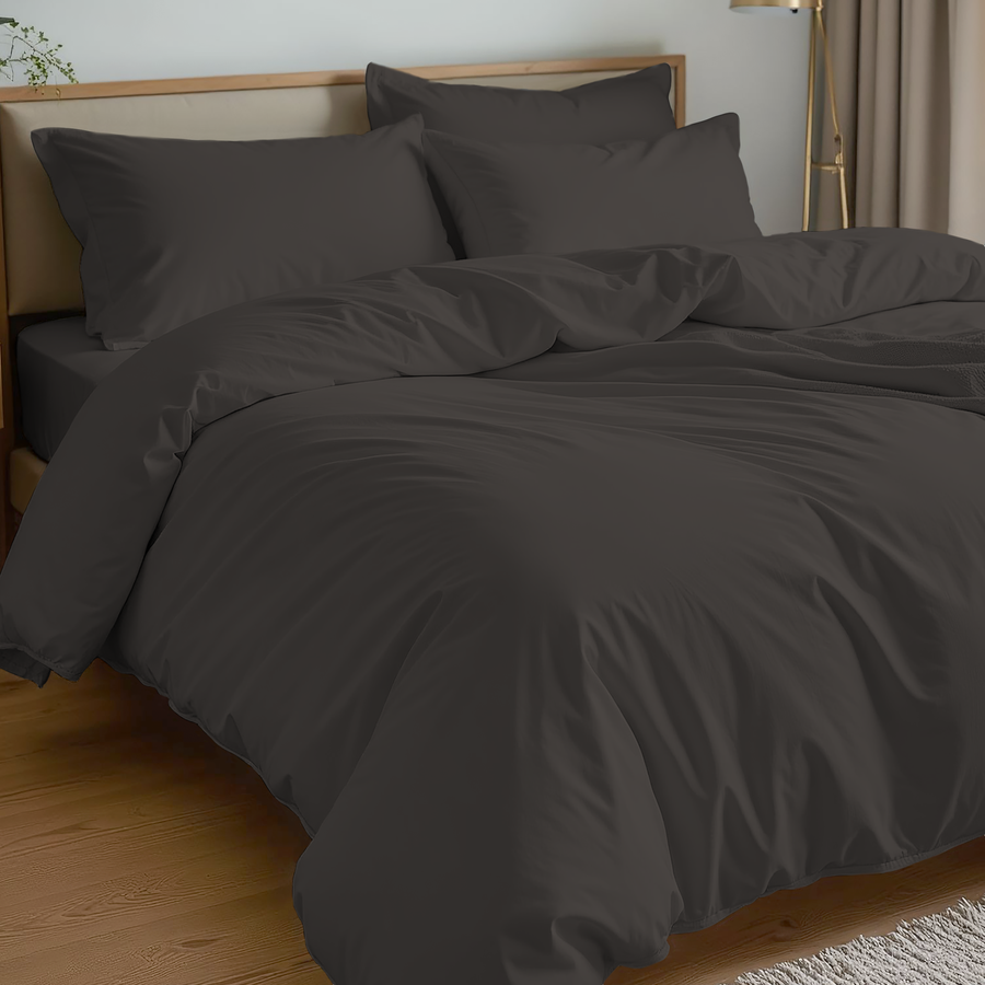 Пододеяльник HOMECLUB 200х220/215см, цвет графит, Арт. HCDC-S-200-GR, превью