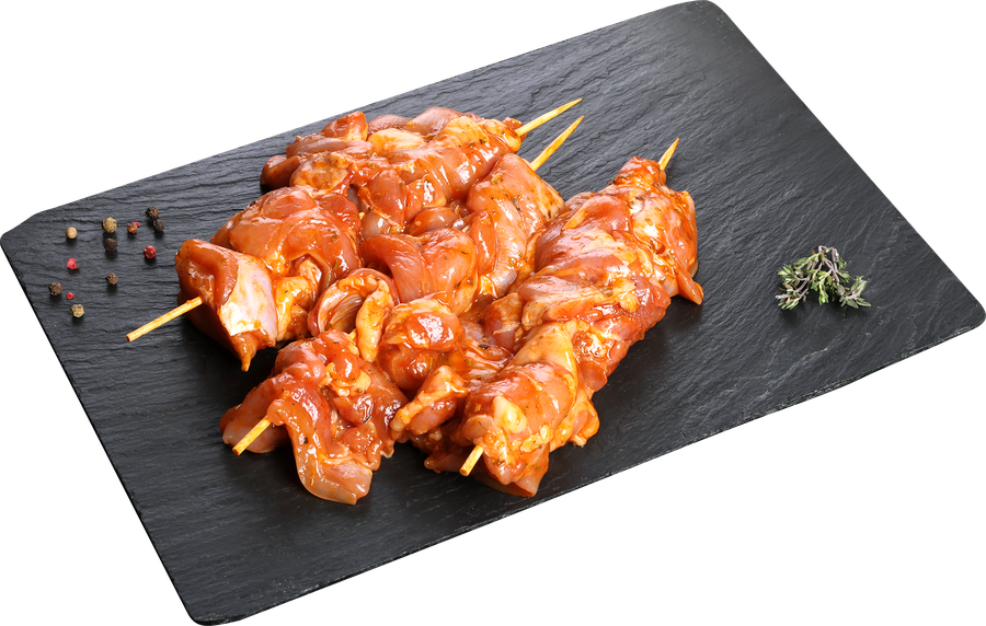 Шашлык из куриного филе бедра ЛЕНТА FRESH в маринаде