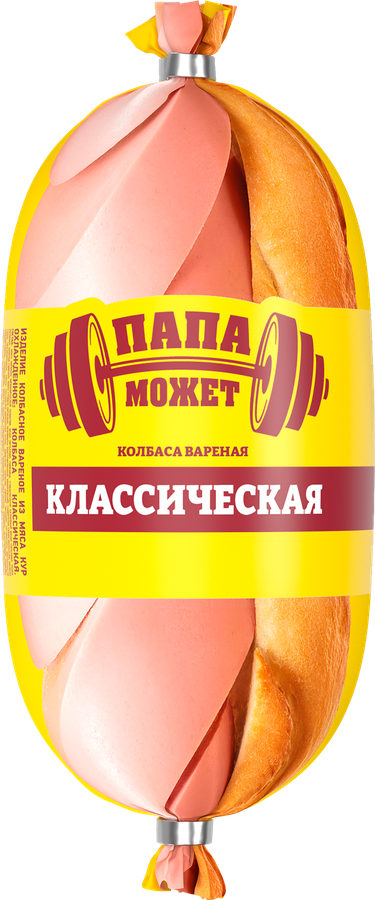 Колбаса вареная ПАПА МОЖЕТ Классическая, 300г