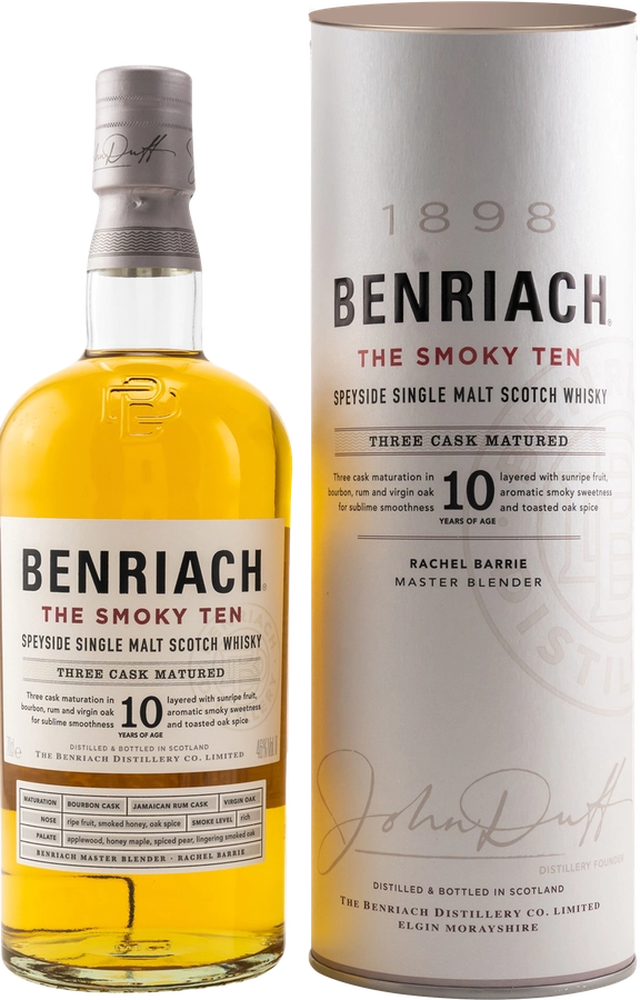 Виски BENRIACH The Smoky Ten Шотландский солодовый 46%, п/у, 0.7л