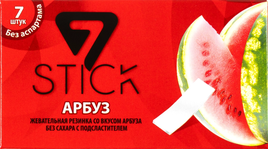 Жевательная резинка 7STIK Арбуз, 14,5г