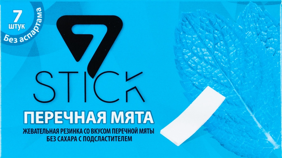 Жевательная резинка 7STIK Перечная мята, 14,5г