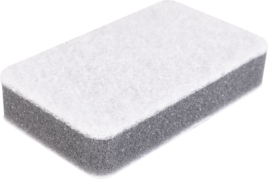 Губки для посуды HOMECLUB Focus Idea трехслойные с вискозным слоем, 10,5х6,5х2,5см, 3шт, превью