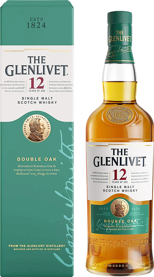 Bottle of The Glenlivet Double Oak 12 Years Old