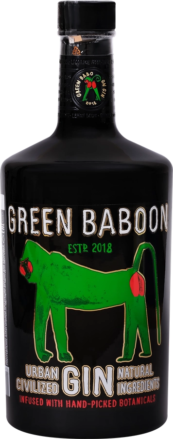 Джин GREEN BABOON 40%, 0.7л