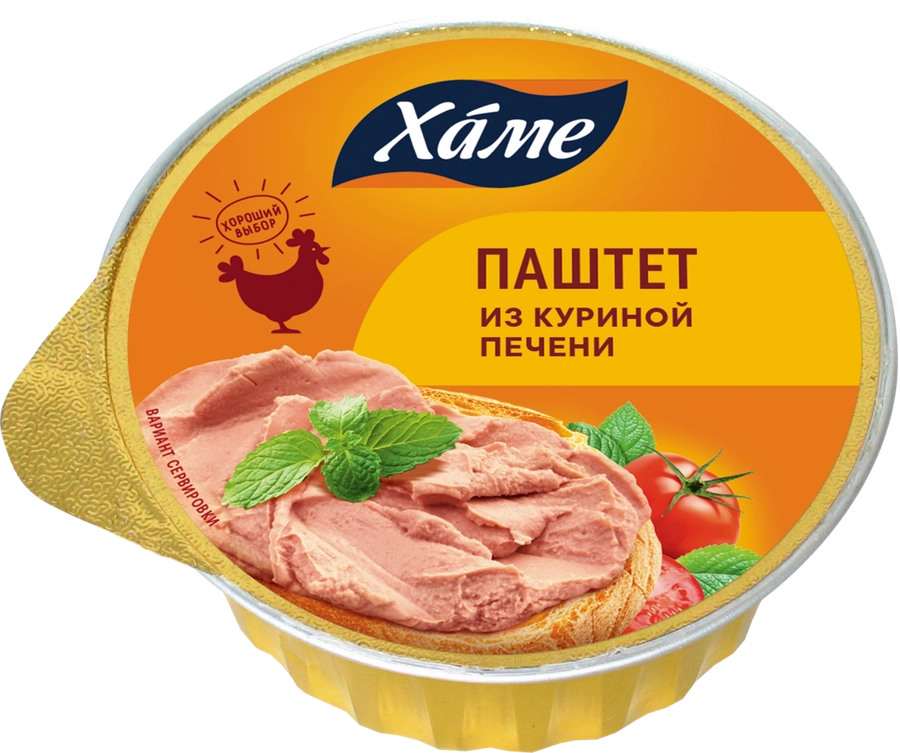 Паштет ХАМЕ из куриной печени, 70г