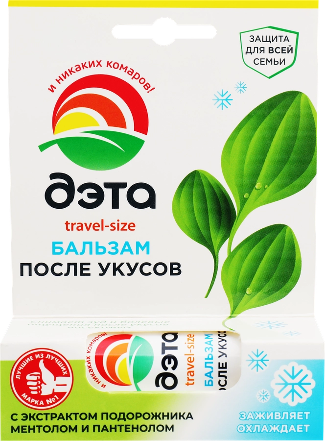 Бальзам-карандаш ДЭТА Travel-size после укусов, 4,2г