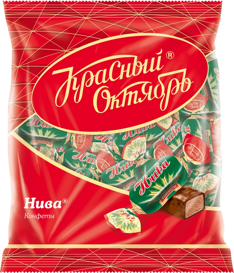 Конфеты КРАСНЫЙ ОКТЯБРЬ Нива, 250г