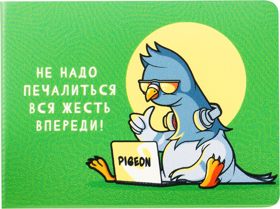 Обложка для студенческого билета, пропуска, удостоверения СПЕЙС OfficeSpace Pigeon