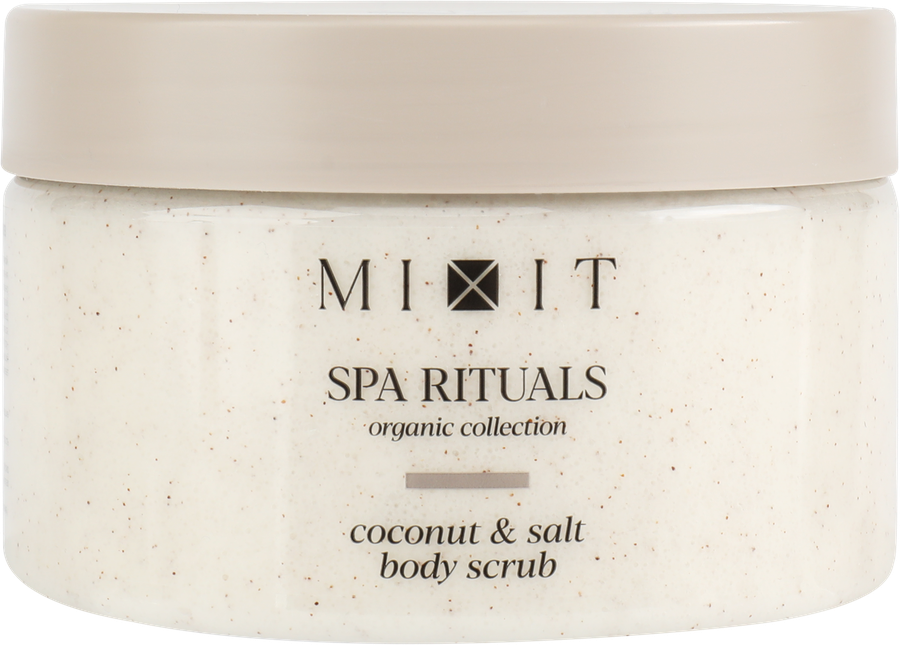 Скраб-бальзам для тела MIXIT Spa Rituals соляной с кокосовой стружкой, 300г