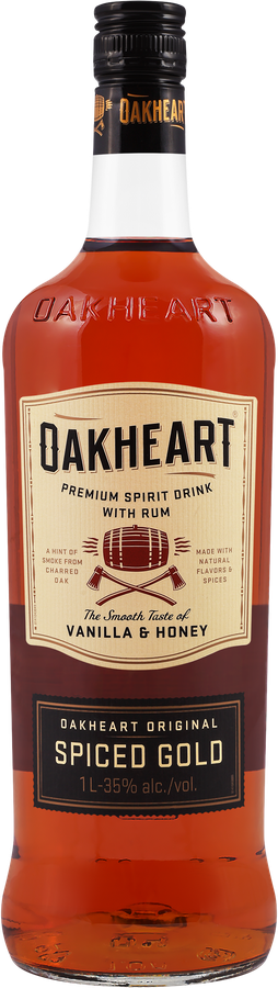 КоктейльOAKHEARTOriginalSpicedGoldсромом35%,1л