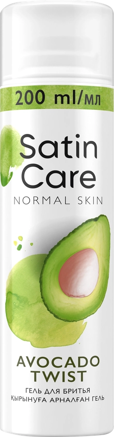 Гель для бритья женский SATIN CARE Avocado Twist для нормальной кожи, 200мл