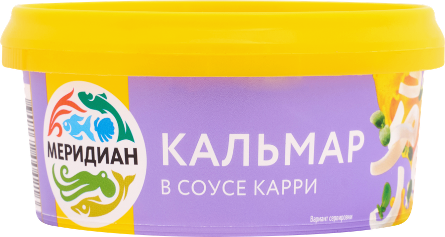 КальмарМЕРИДИАНвсоусекарри,соломка,180г