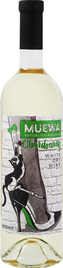 Вино MUEWA Chardonnay выдержанное сортовое белое сухое, 0.75л