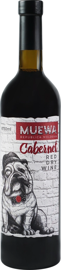 Вино MUEWA Cabernet сортовое выдержанное красное сухое, 0.75л