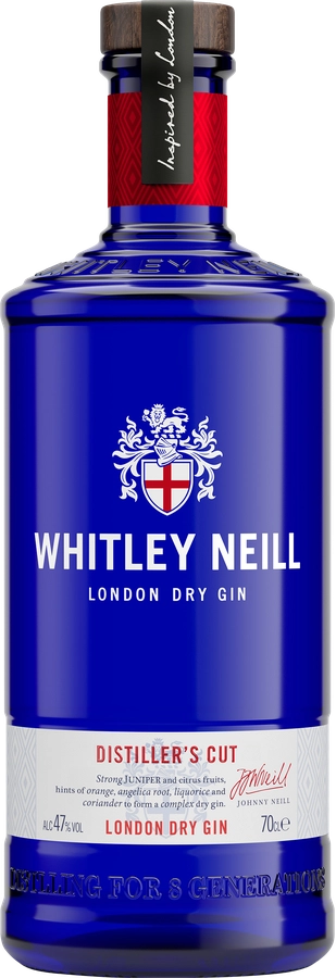 Джин WHITLEY NEILL London Dry Distiller's Cut дистиллированный 47%, 0.7л