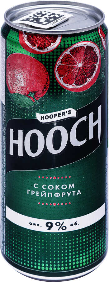 Напиток спиртной HOOCH Супер особый с соком грейпфрута газированный 9,0%, 0.33л, предпросмотр