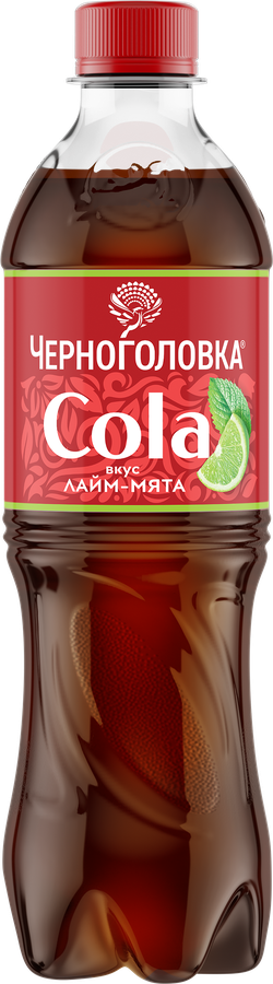 Напиток ЧЕРНОГОЛОВКА Кола Лайм, мята сильногазированный, 1л
