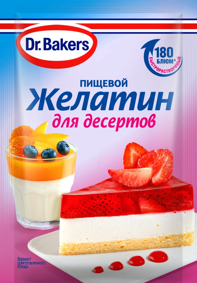 Желатин для десертов DR.BAKERS, 10г