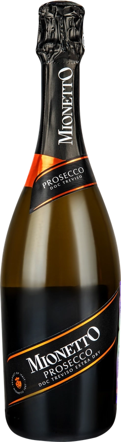 Вино игристое MIONETTO Prosecco Treviso Венето Extra Dry белое сухое, 0.75л