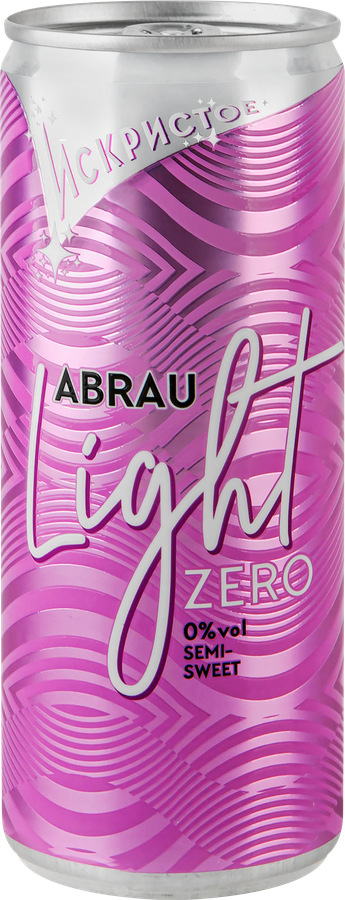 Напиток безалкогольный ABRAU LIGHT ароматизированный сильногазированный, 0.25л